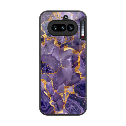Royal Amethyst back phone cover | glass case for nothing phone 4a