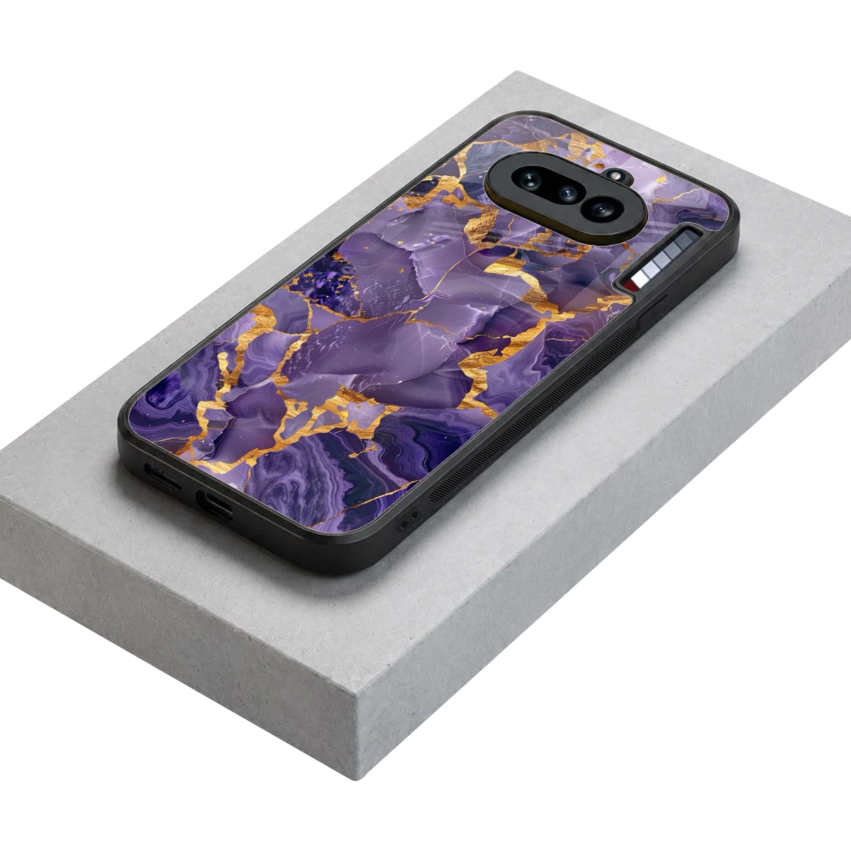 Royal Amethyst stylish phone case for nothing phone 4a | glossy glass and slim fit