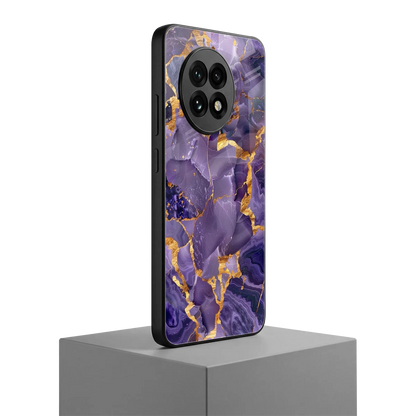 Royal Amethyst oneplus 13r mobile cover | shockproof glass phone case