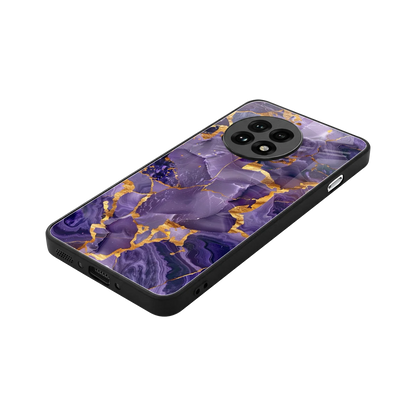 Royal Amethyst stylish phone case for oneplus 13r | glossy glass and slim fit