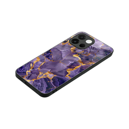 Royal Amethyst stylish phone case for oneplus 13s | glossy glass and slim fit