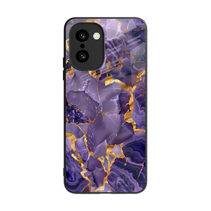 Royal Amethyst back phone cover | glass case for oneplus 15r
