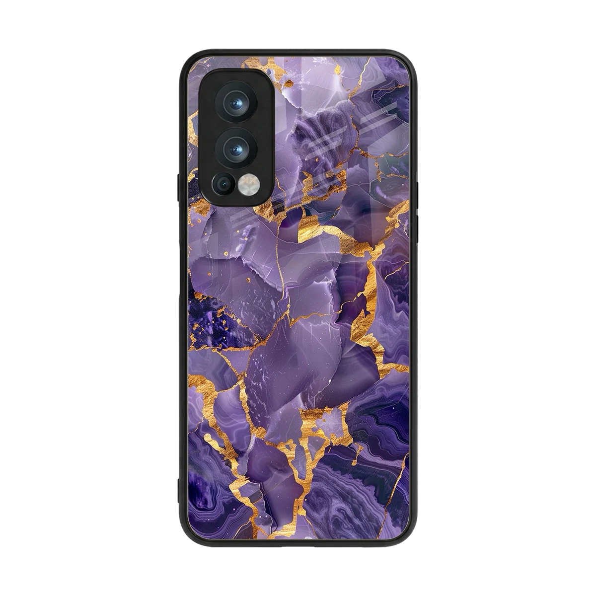 Royal Amethyst back phone cover | glass case for oneplus nord 2