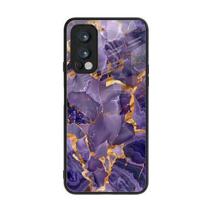 Royal Amethyst back phone cover | glass case for oneplus nord 2