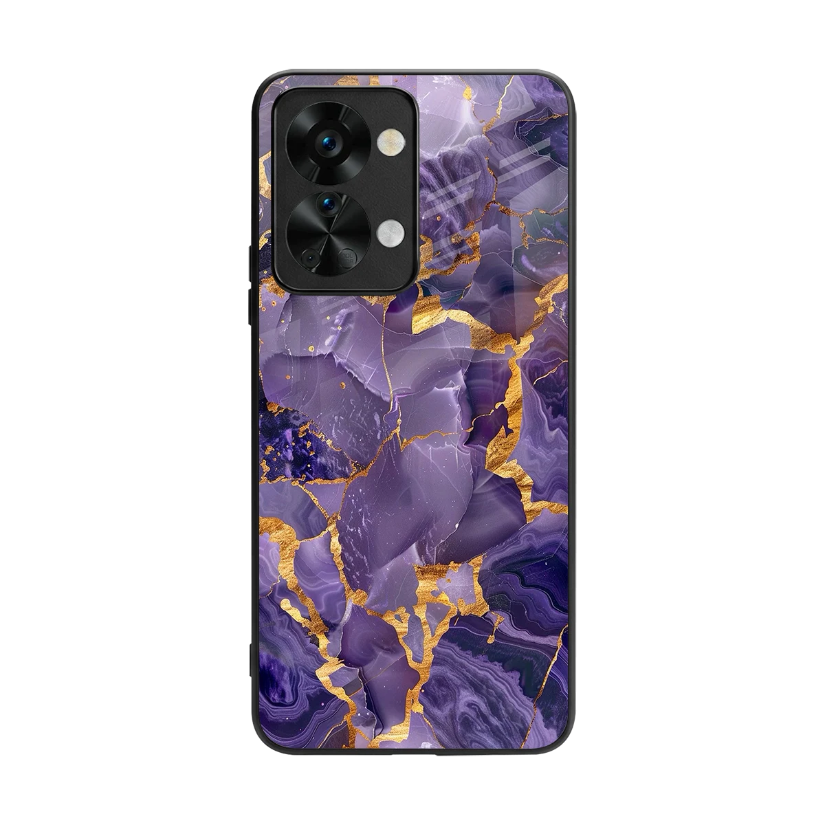 Royal Amethyst back phone cover | glass case for oneplus nord 2t