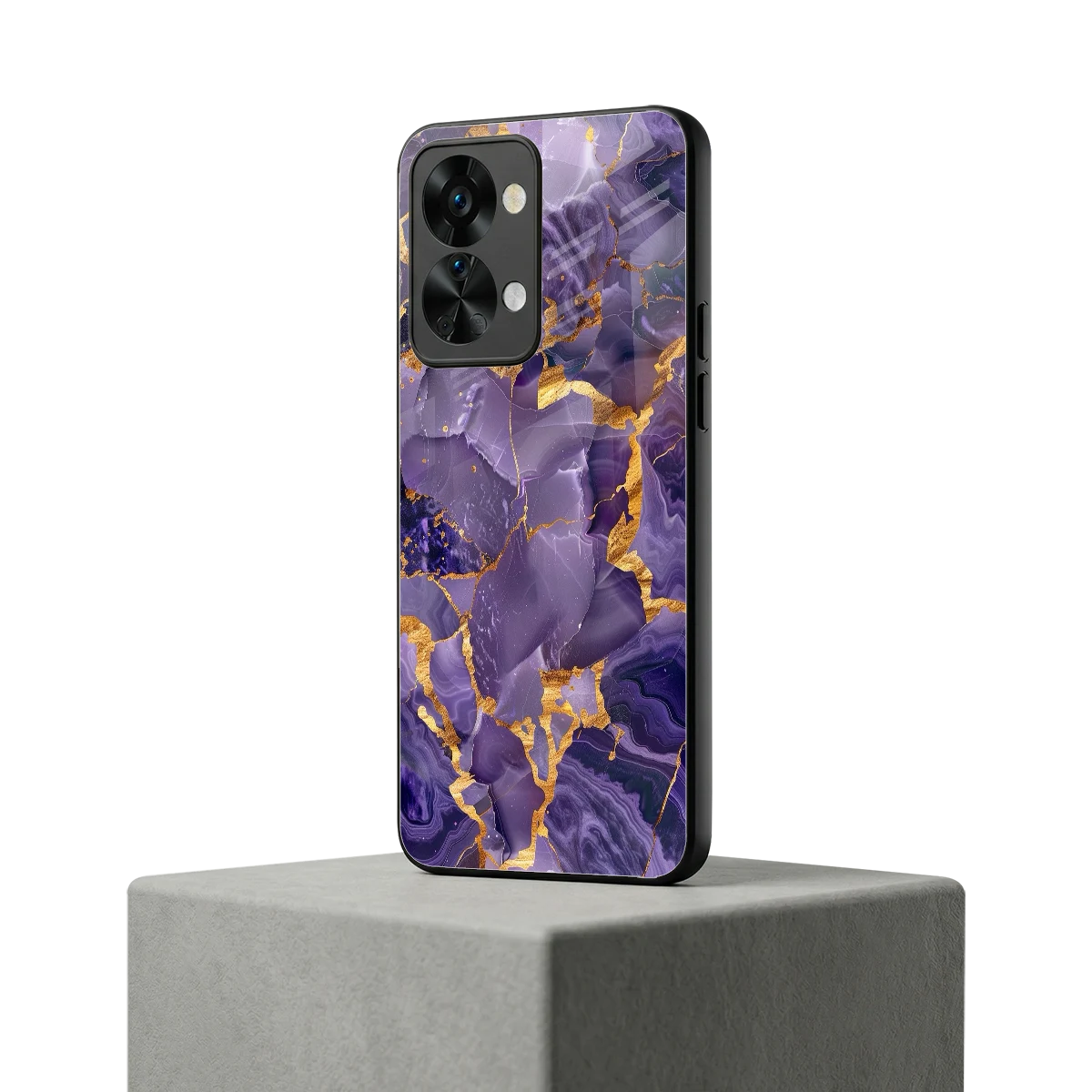 Royal Amethyst oneplus nord 2t mobile cover | shockproof glass phone case
