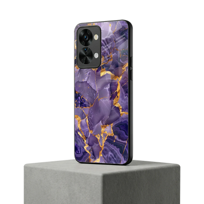 Royal Amethyst oneplus nord 2t mobile cover | shockproof glass phone case
