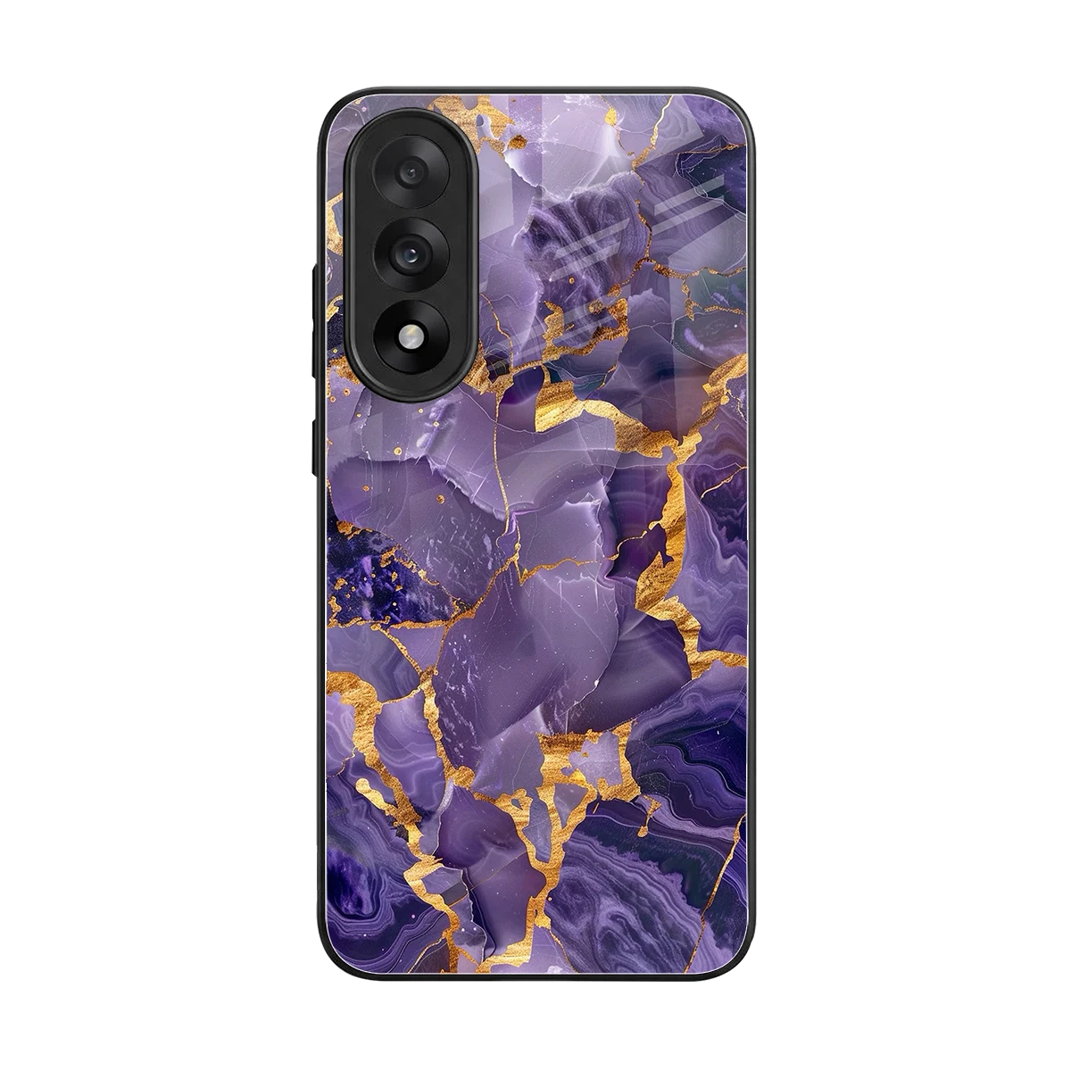 Royal Amethyst back phone cover | glass case for oneplus nord 5