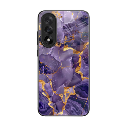 Royal Amethyst back phone cover | glass case for oneplus nord 5