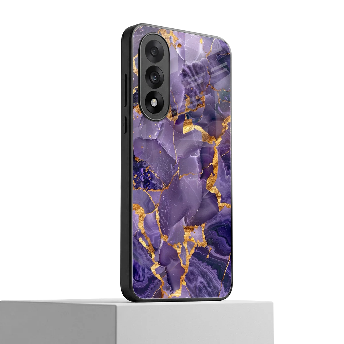 Royal Amethyst oneplus nord 5 mobile cover | shockproof glass phone case