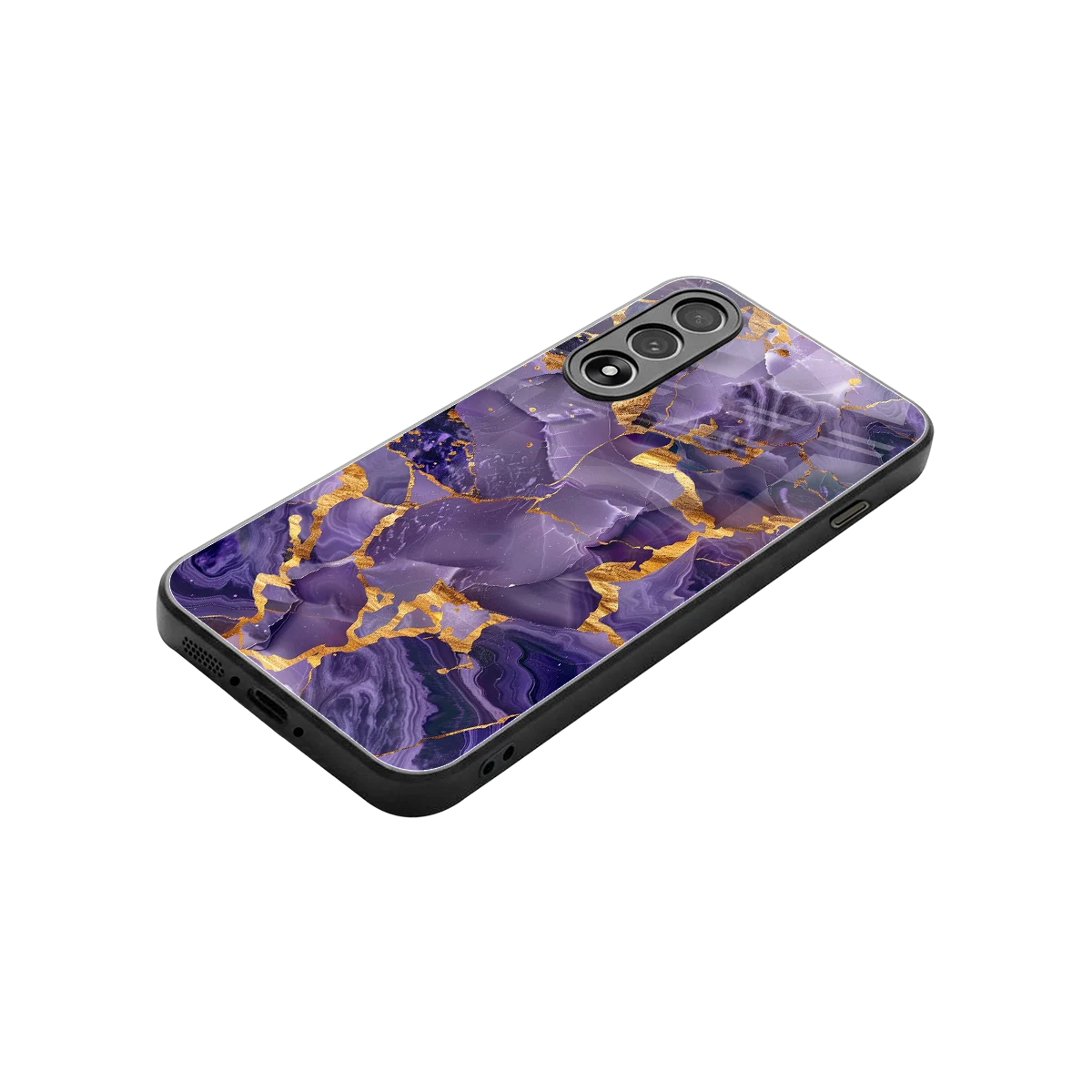 Royal Amethyst stylish phone case for oneplus nord 5 | glossy glass and slim fit