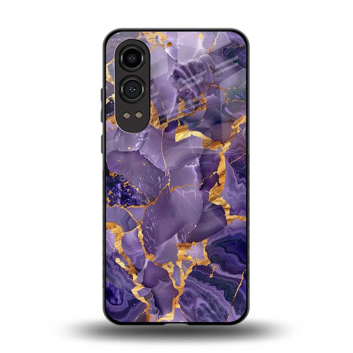 Royal Amethyst back phone cover | glass case for oneplus nord ce 4 lite