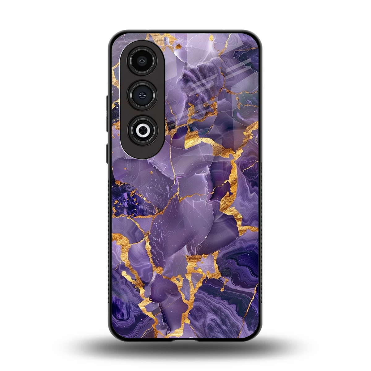 Royal Amethyst back phone cover | glass case for oneplus nord ce 4