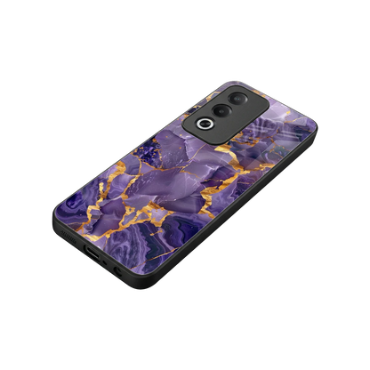 Royal Amethyst stylish phone case for oppo a3 pro | glossy glass and slim fit