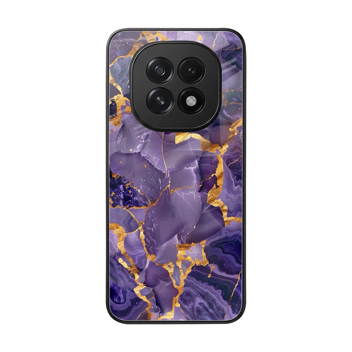 Royal Amethyst back phone cover | glass case for oppo f29 5g