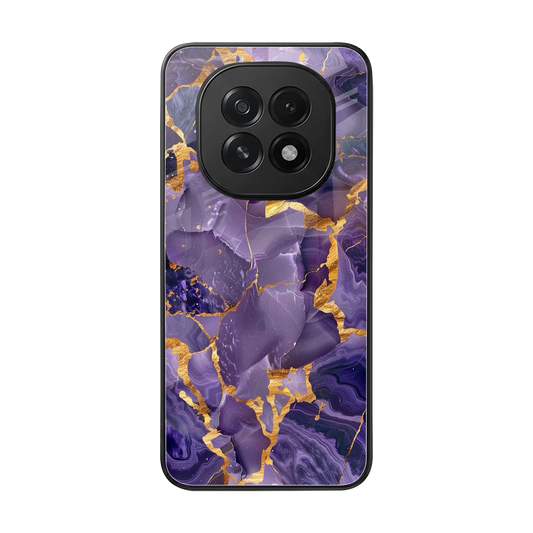 Royal Amethyst back phone cover | glass case for oppo f29 5g