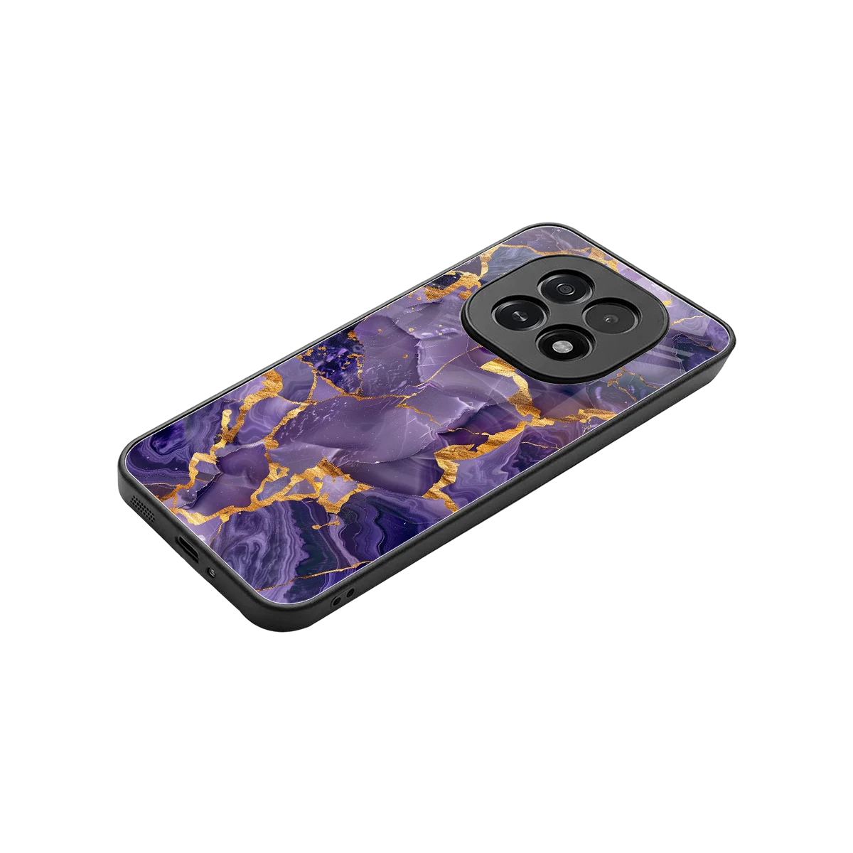 Royal Amethyst stylish phone case for oppo f29 5g | glossy glass and slim fit