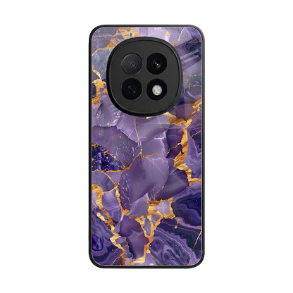 Royal Amethyst back phone cover | glass case for oppo f29 pro 5g