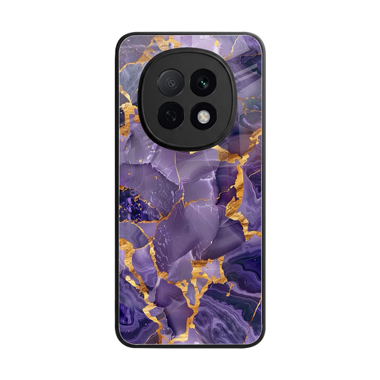 Royal Amethyst back phone cover | glass case for oppo f29 pro 5g