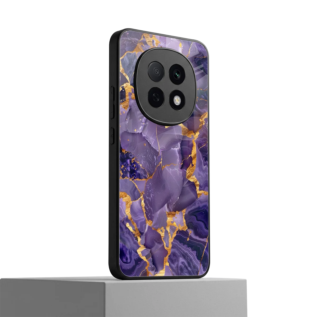 Royal Amethyst oppo f29 pro 5g mobile cover | shockproof glass phone case