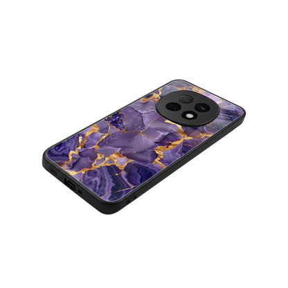 Royal Amethyst stylish phone case for oppo f29 pro 5g | glossy glass and slim fit