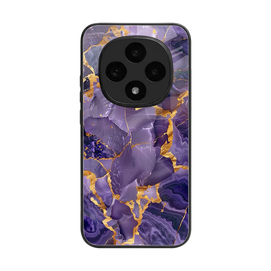 Royal Amethyst back phone cover | glass case for oppo f31 pro 5g
