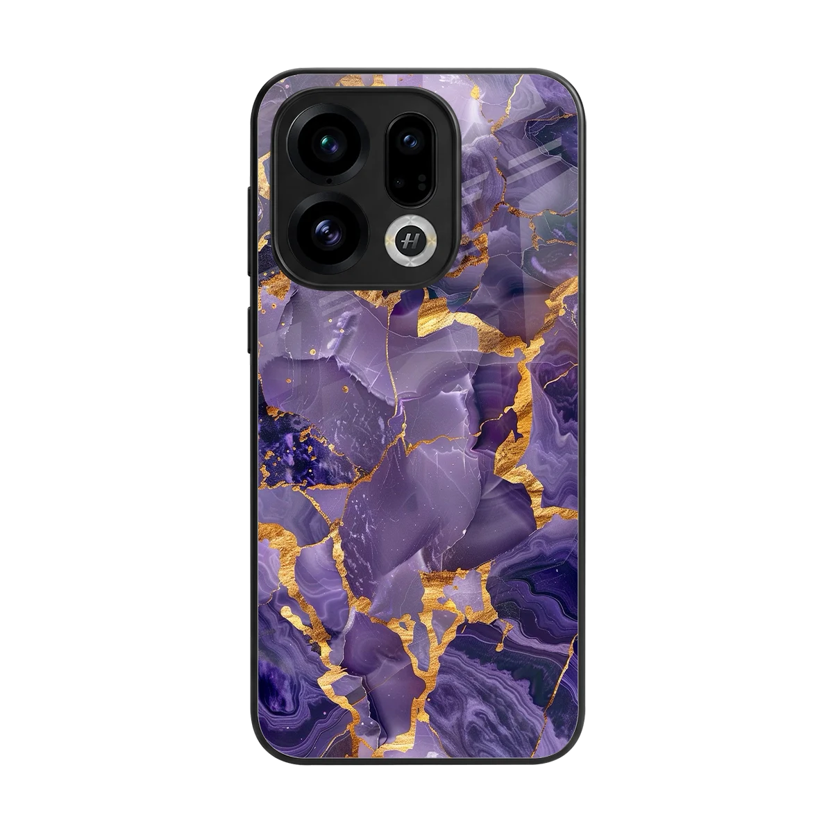 Royal Amethyst back phone cover | glass case for oppo find x9