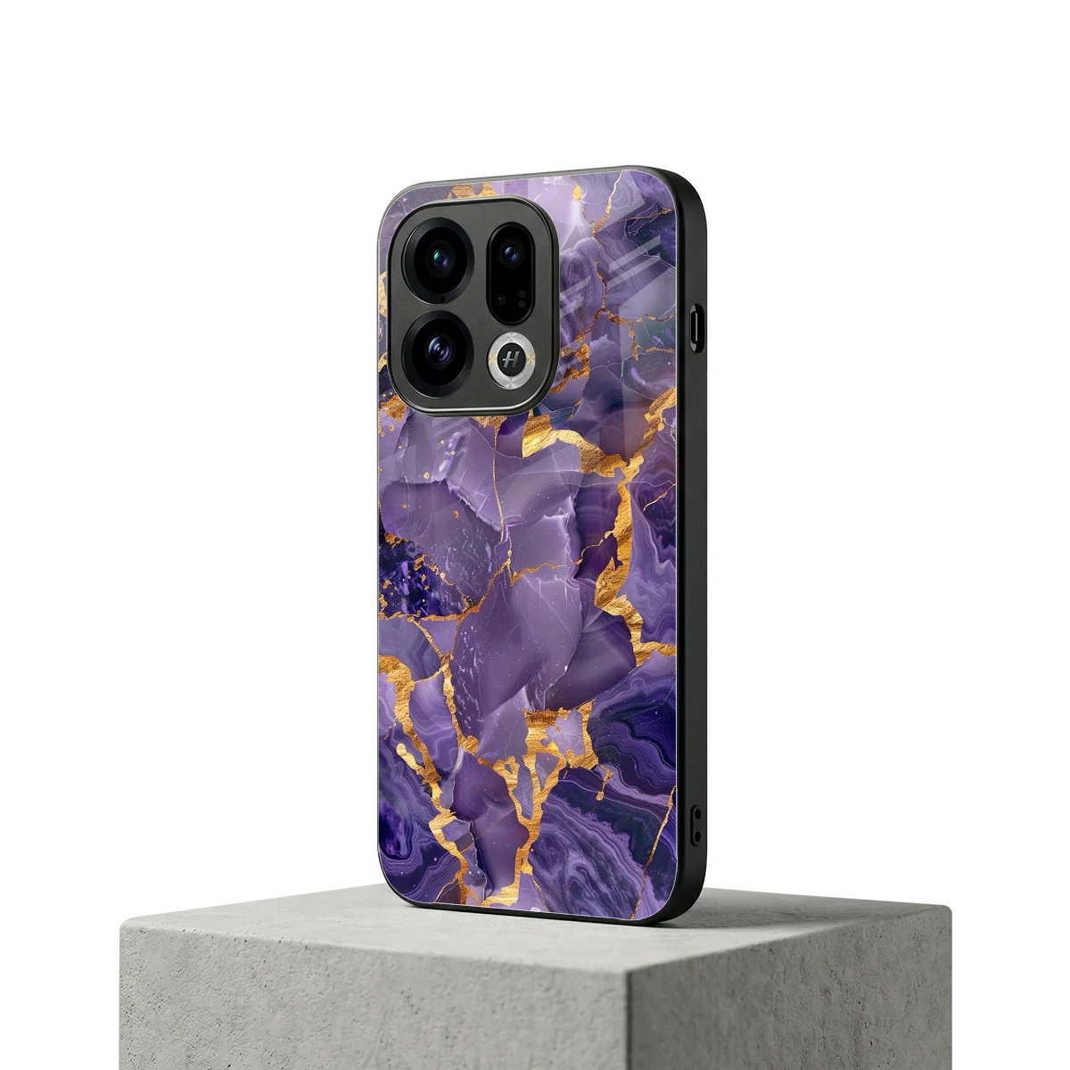 Royal Amethyst oppo find x9 mobile cover | shockproof glass phone case
