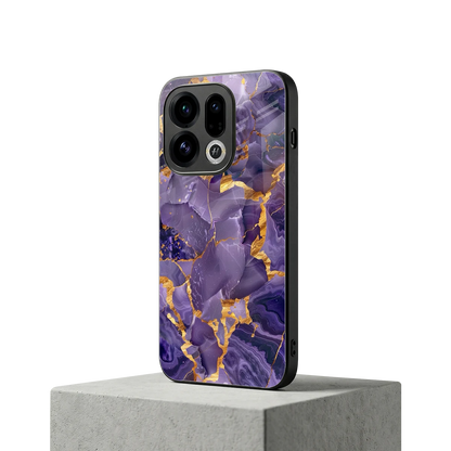 Royal Amethyst oppo find x9 mobile cover | shockproof glass phone case