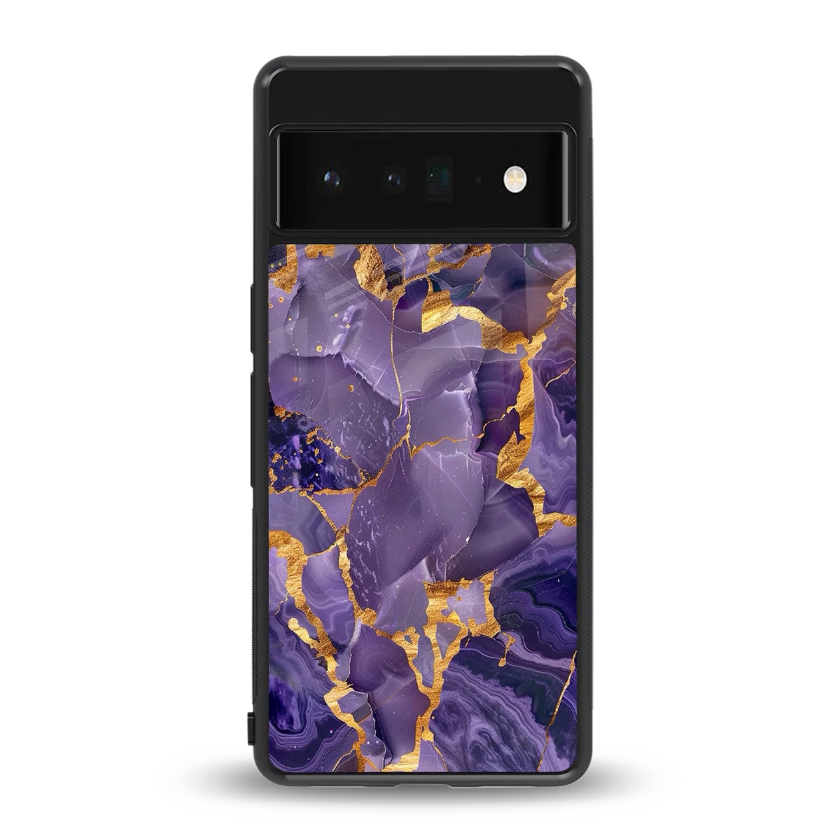 Royal Amethyst back phone cover | glass case for google pixel 6 pro