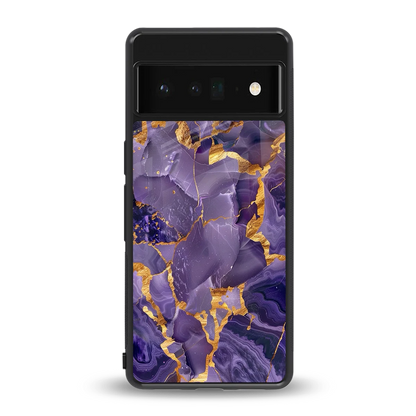 Royal Amethyst back phone cover | glass case for google pixel 6 pro