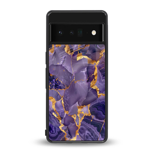 Royal Amethyst back phone cover | glass case for google pixel 6 pro