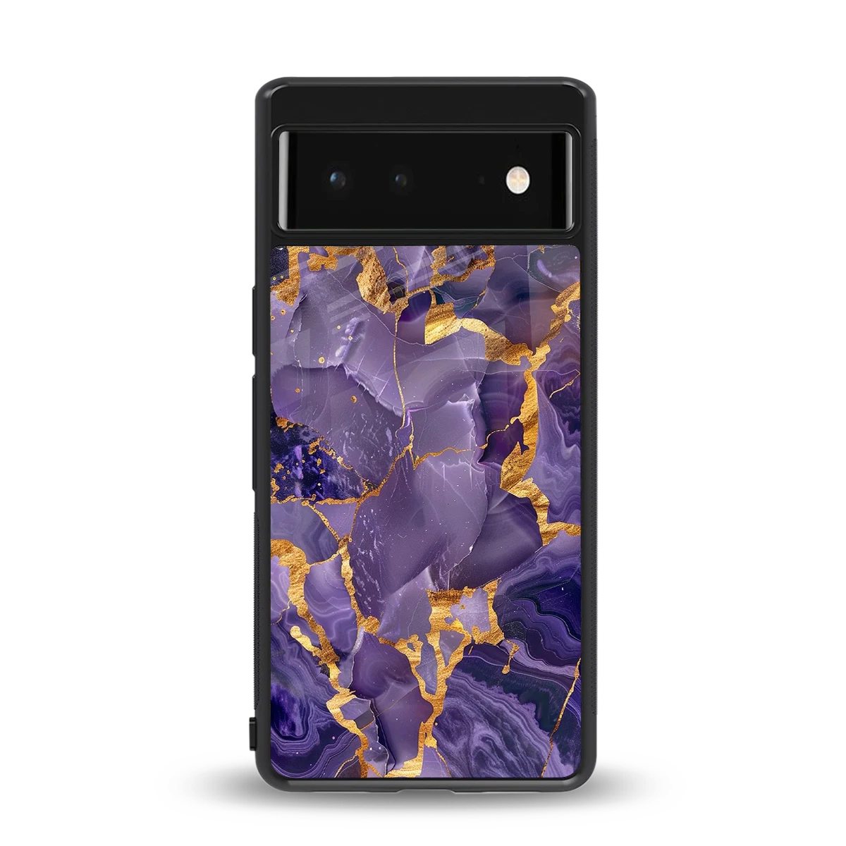 Royal Amethyst back phone cover | glass case for google pixel 6
