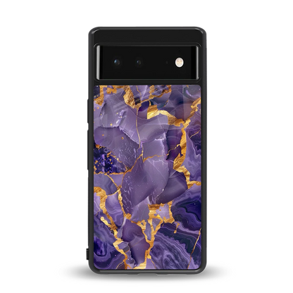 Royal Amethyst back phone cover | glass case for google pixel 6