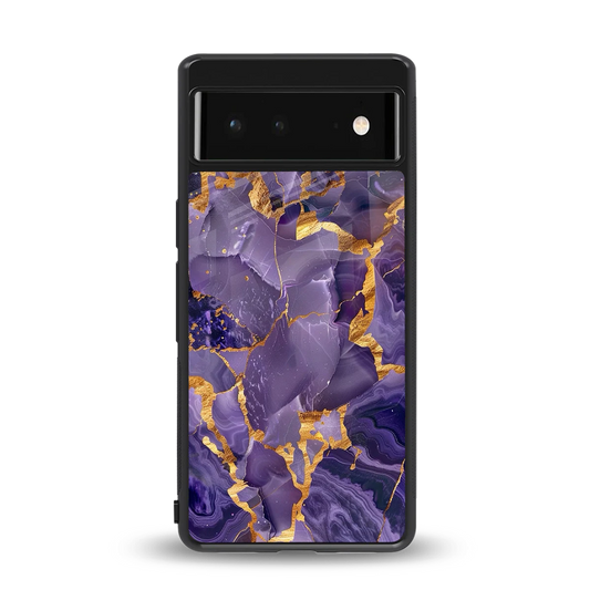 Royal Amethyst back phone cover | glass case for google pixel 6