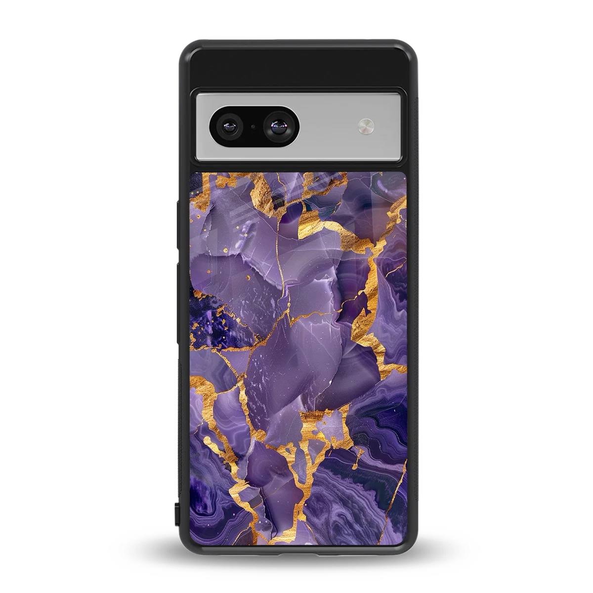Royal Amethyst back phone cover | glass case for google pixel 7a
