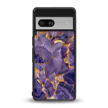 Royal Amethyst back phone cover | glass case for google pixel 7a