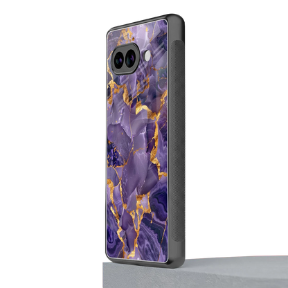 Royal Amethyst google pixel 9a mobile cover | shockproof glass phone case