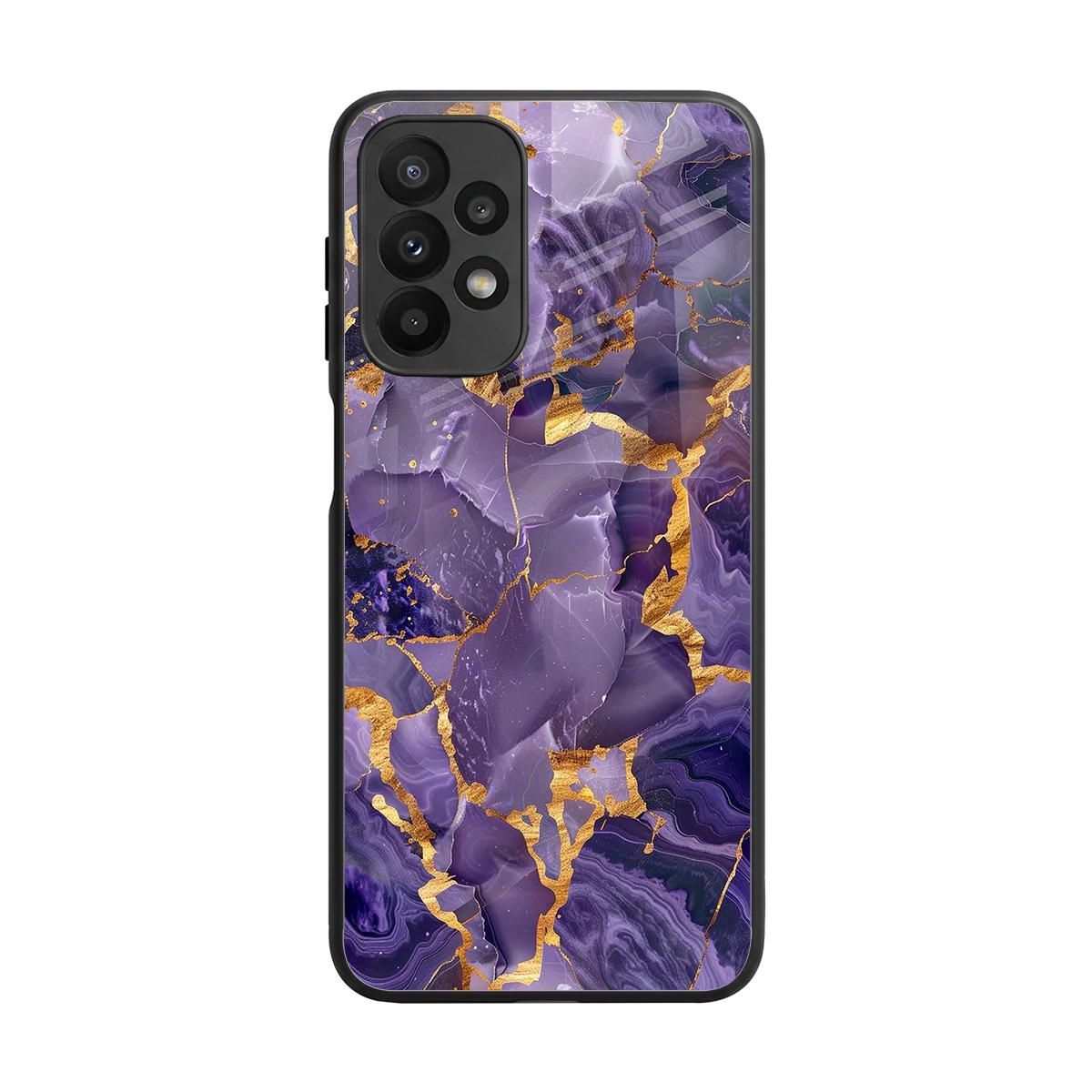 Royal Amethyst back phone cover | glass case for samsung galaxy a23