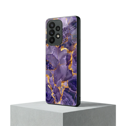 Royal Amethyst samsung galaxy a23 mobile cover | shockproof glass phone case