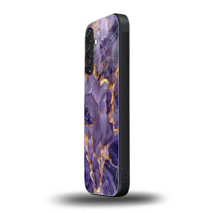 Royal Amethyst samsung galaxy m36 5g mobile cover | shockproof glass phone case