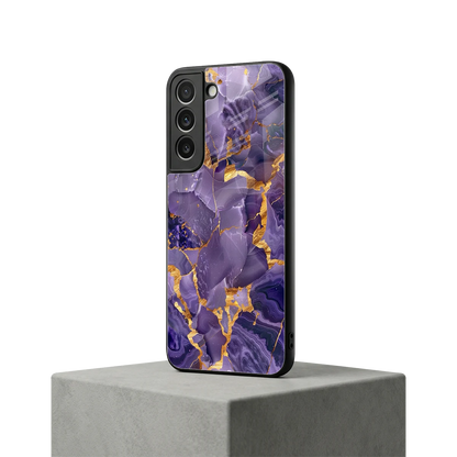 Royal Amethyst samsung galaxy s22 mobile cover | shockproof glass phone case