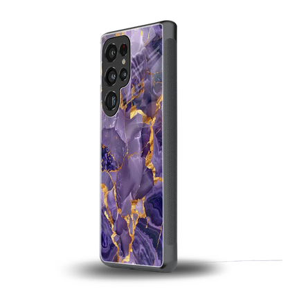 Royal Amethyst samsung galaxy s25 ultra mobile cover | shockproof glass phone case