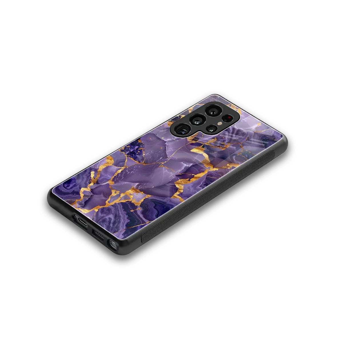 Royal Amethyst stylish phone case for samsung galaxy s26 ultra | glossy glass and slim fit