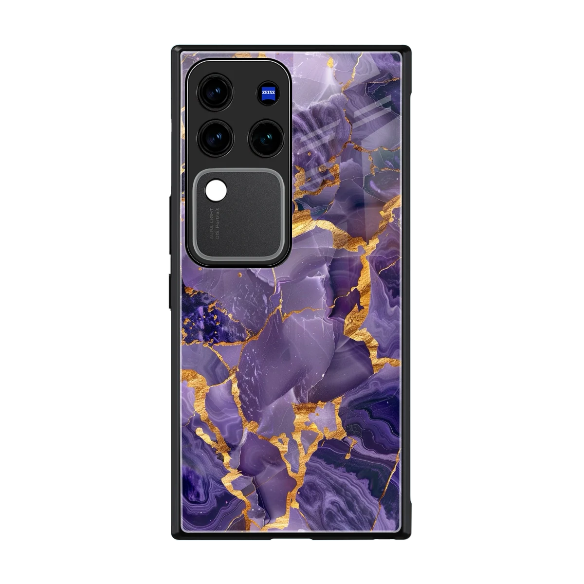 Royal Amethyst back phone cover | glass case forvivo v30 pro