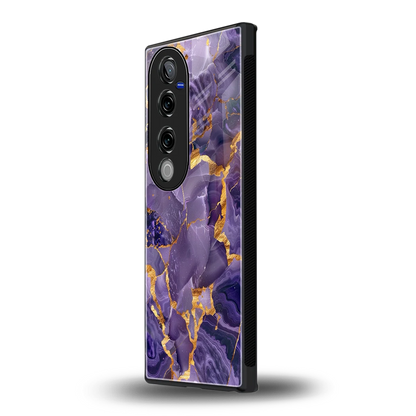 Royal Amethyst vivo v40 pro mobile cover | shockproof glass phone case