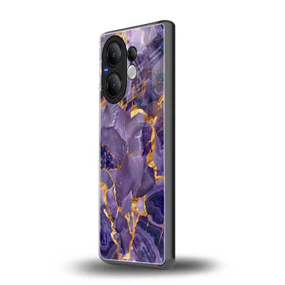 Royal Amethyst vivo v60 mobile cover | shockproof glass phone case