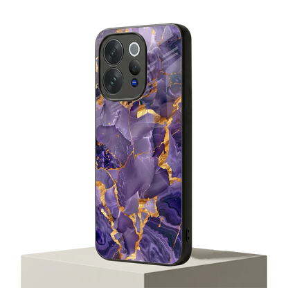 Royal Amethyst vivo v70 mobile cover | shockproof glass phone case