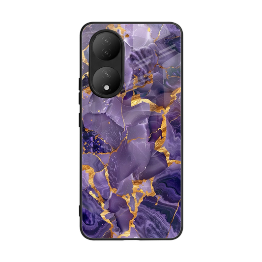 Royal Amethyst back phone cover | glass case for Vivo-y100