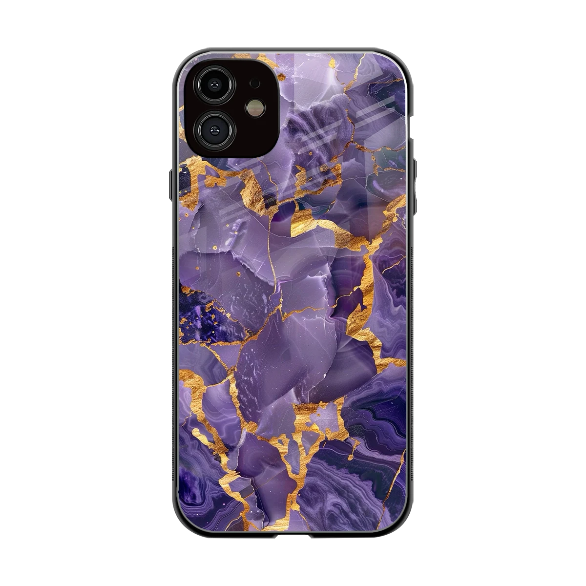 Royal Amethyst back phone cover | glass case for iphone 12